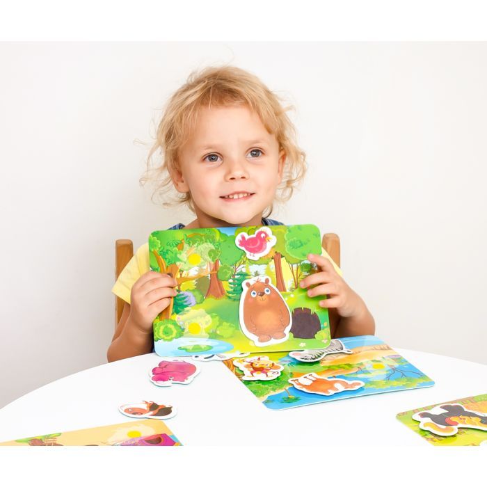 Развивающая игрушка Vladi Toys Игра с липучками Кто где живет? (укр) (VT1302-26) изображение 6