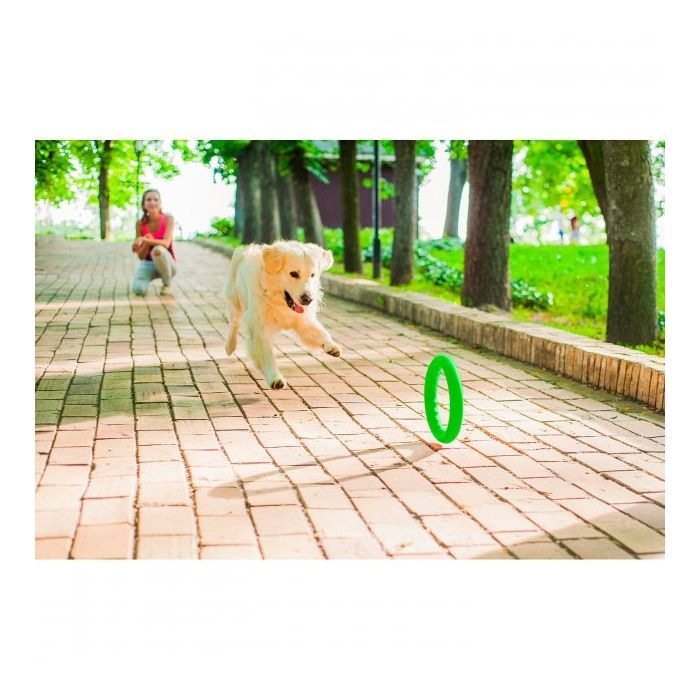 Игрушка для собак Collar PitchDog Кольцо для апортировки 20 см салатовое (62375) изображение 5