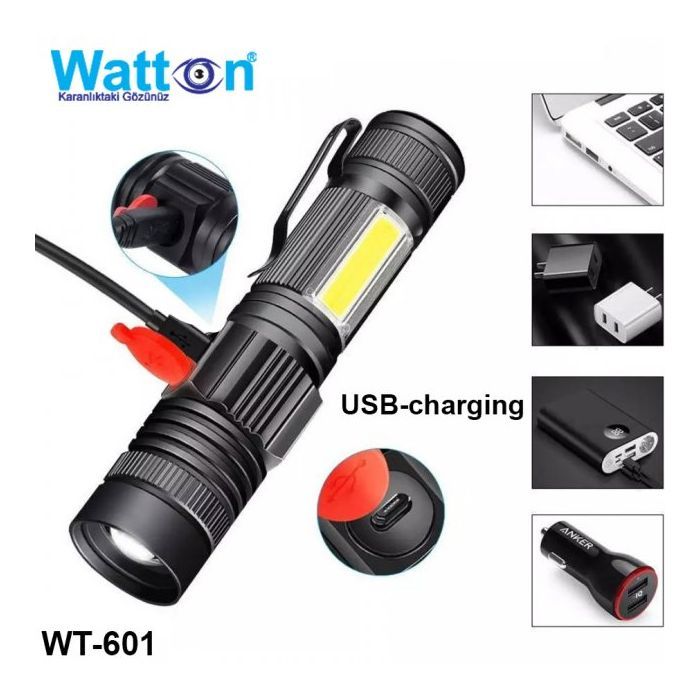 Фонарь Watton WT-601 изображение 2