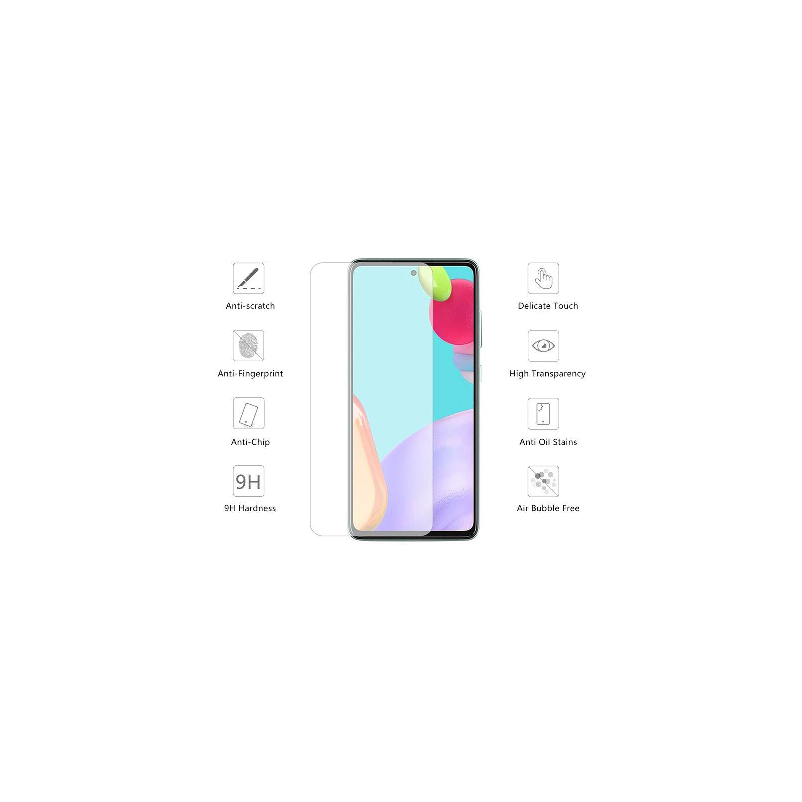 Стекло защитное Drobak Samsung Galaxy A52 4G (474717) изображение 2