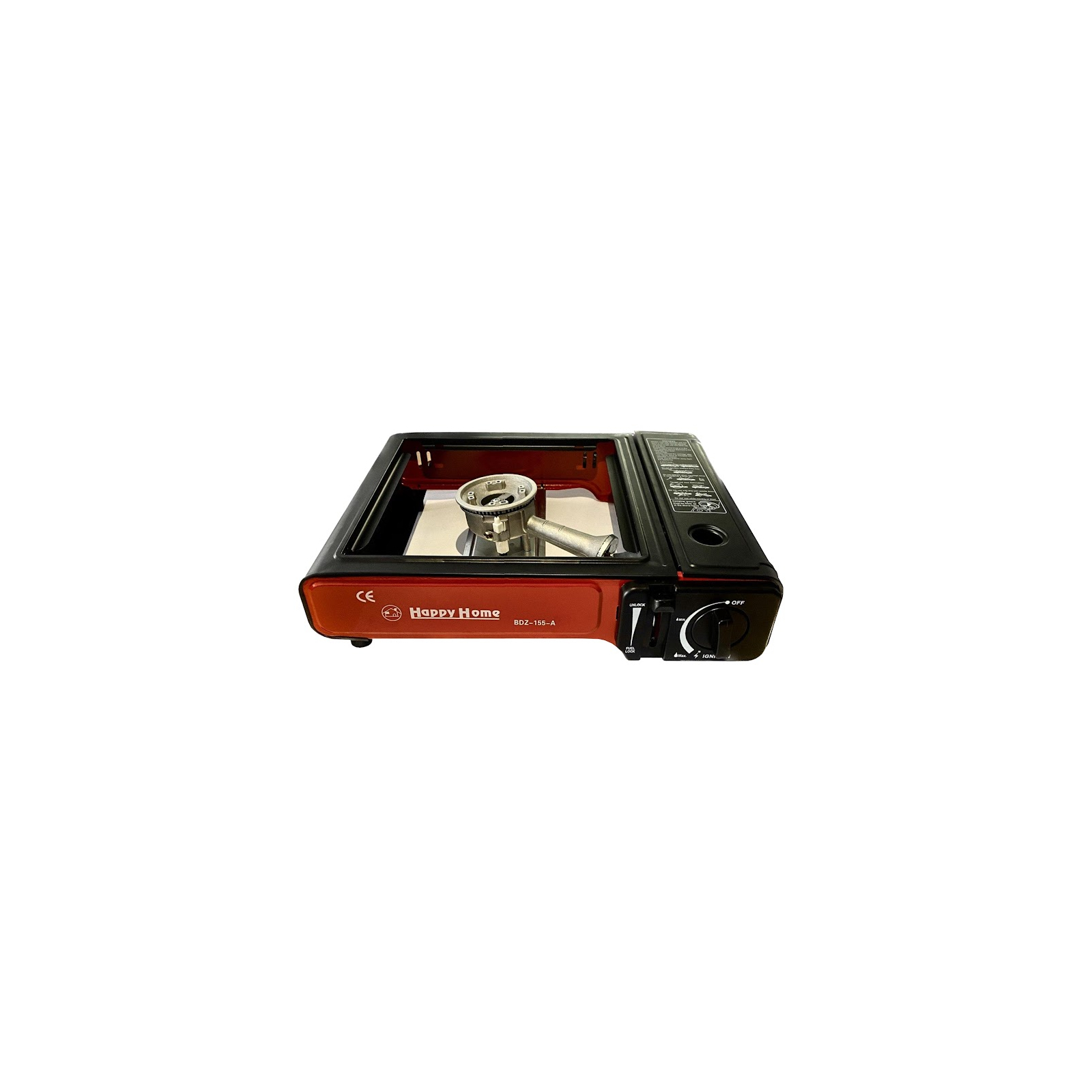 Портативна газова плитка Happy Home BDZ-155-A Single зображення 3