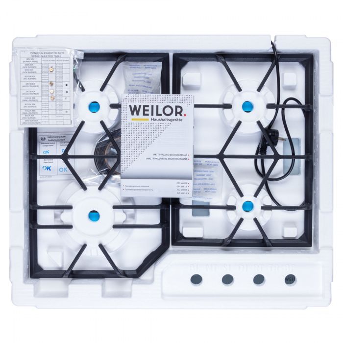 Варочна поверхня Weilor GG 604 WH зображення 11