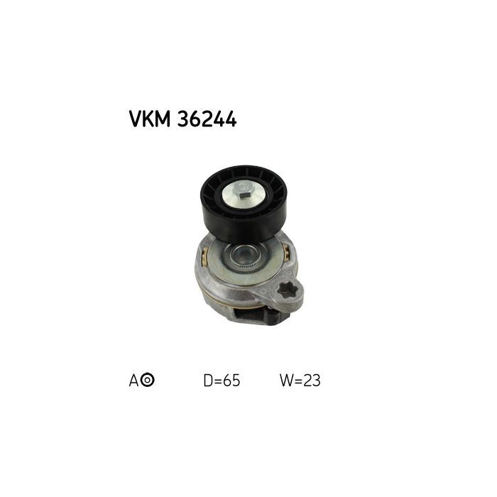 Натягувач ременя з роликом SKF VKM 36244