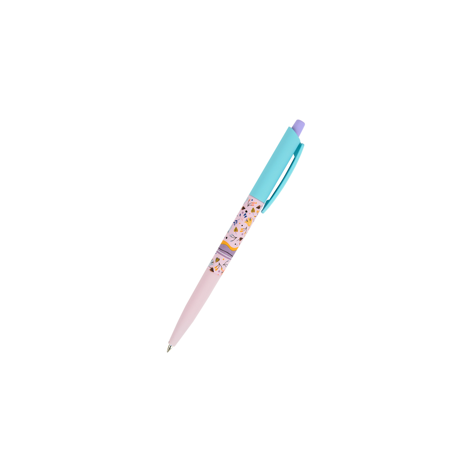 Ручка кулькова Axent автоматична Flowers, синя (AB1090-25-A)