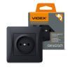 Розетка Videx BINERA 1ая черн (VF-BNSK1-BG) изображение 4