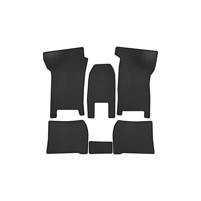 Коврик в салон EVAtech Volkswagen Polo (II) 1981-1994 2 поколінн (VW42266CB6RBB)