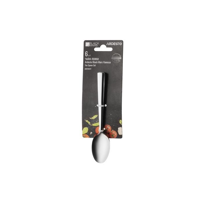 Чайная ложка Ardesto Black Mars Vanessa 6 шт (AR0706VT) изображение 2