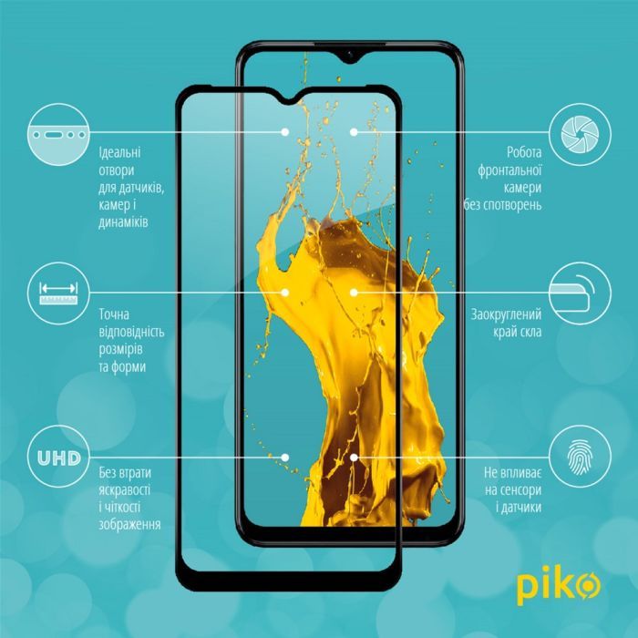 Скло захисне Piko Full Glue RealMe C35 (1283126531323) зображення 3