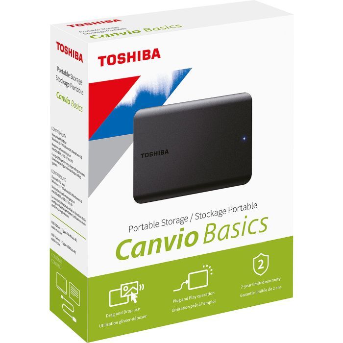 Внешний жесткий диск 2.5" 2TB Toshiba (HDTB520EK3AA) изображение 5