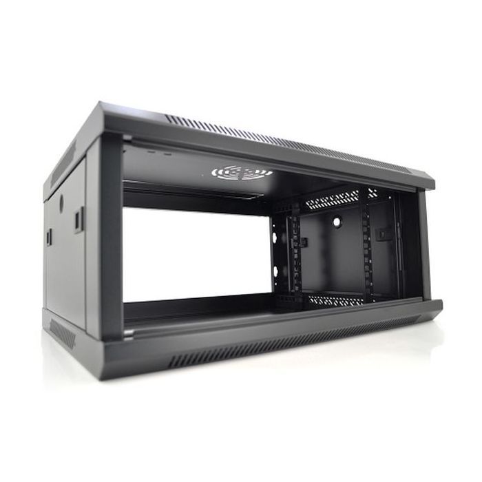 Шафа настінна Merlion 4U 19" 600*600*279 (Ш*Г*В)мм, black (Ml3-6604 / 23524) зображення 2