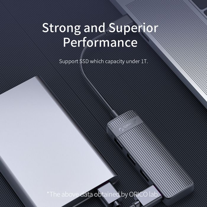 Концентратор Orico USB 2.0 4 ports (FL02-WH-BP) (CA913527) зображення 5