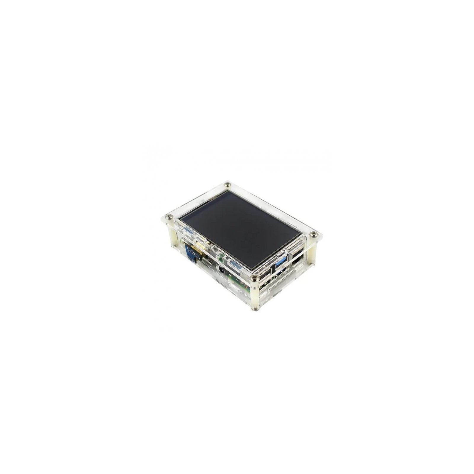 Корпус до промислового ПК Raspberry Pi для PI4 прозорий (Acrylic, for 3.5 inch LCD) (RA575) зображення 4