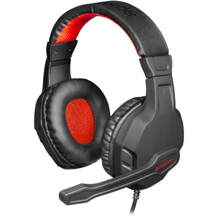 Навушники Defender Сujo Black-Red (64505) зображення 2