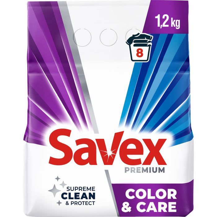 Стиральный порошок Savex Color & Care 1.2 кг (3800024018305)