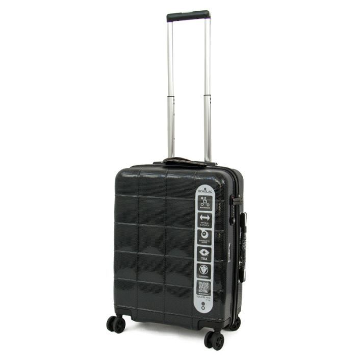 Валіза Echolac Square Pro Black S (EcPC185SA-403-01)