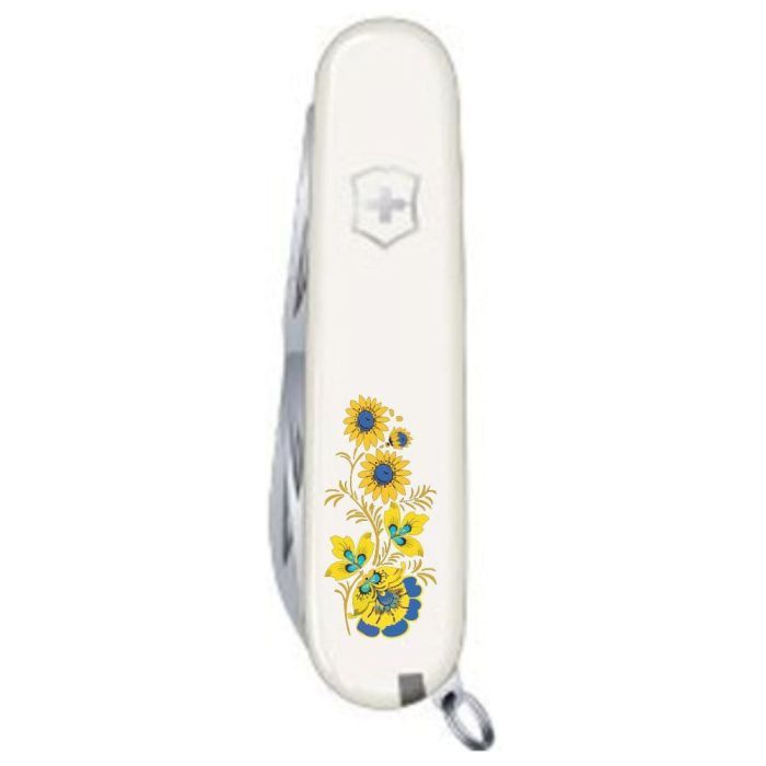 Ніж Victorinox Spartan Ukraine White "Квіти" (1.3603.7_T1050u) зображення 3