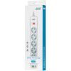 Сетевой фильтр питания 2E 5XSchuko, 3G*1.5мм, 3*USB-A, 2м, white (2E-SP515M2USBWH) изображение 6
