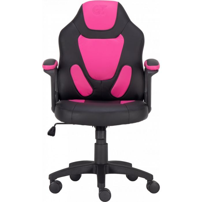 Кресло игровое GT Racer X-1414 Black/Pink изображение 2