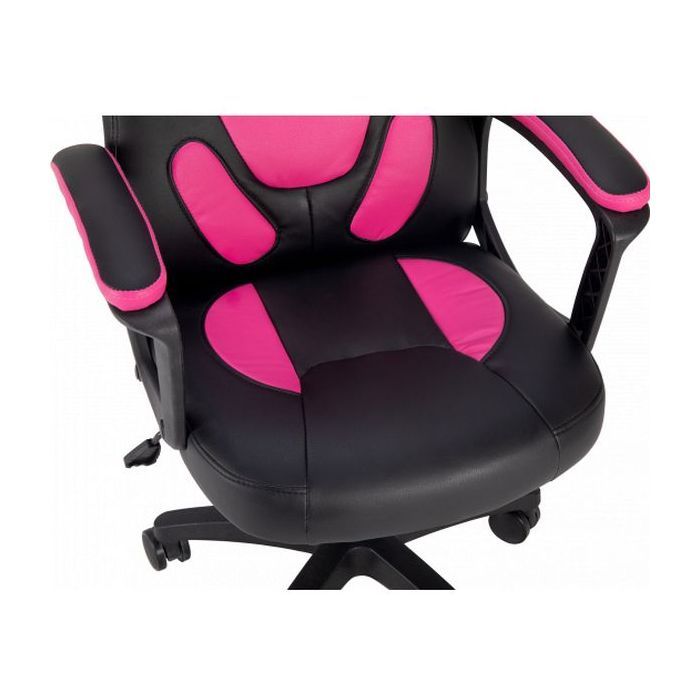 Кресло игровое GT Racer X-1414 Black/Pink изображение 7