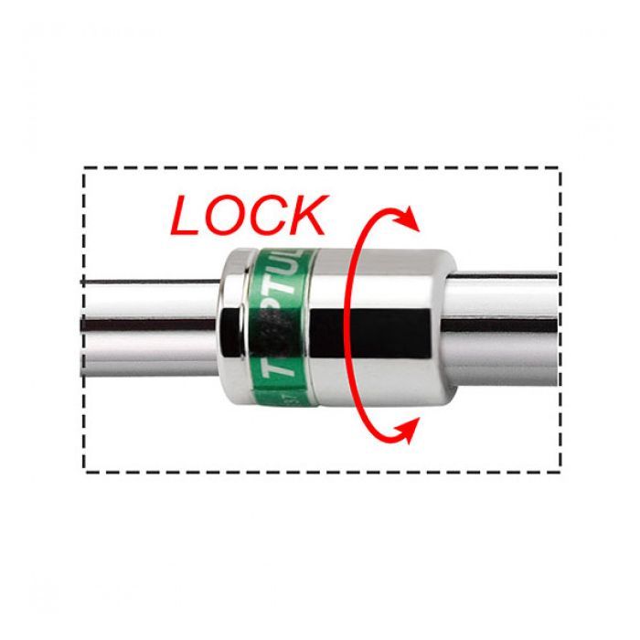 Трещотка Toptul телескопическая 1/2" 36 зубцов (GBAE0201) изображение 3