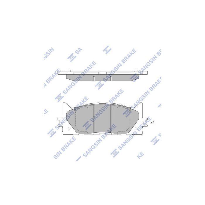 Тормозные колодки HI-Q SP2080