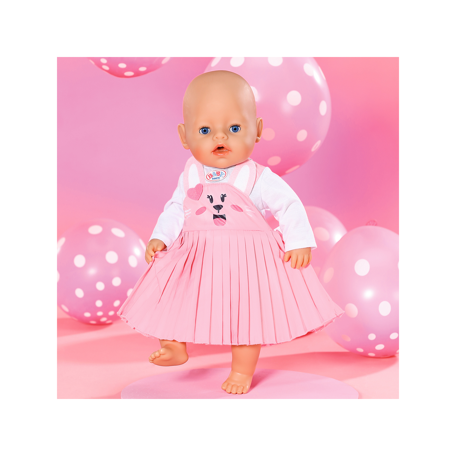 Аксесуар до ляльки Zapf Одяг для ляльки Baby Born - Сукня з зайкою (832868) зображення 4