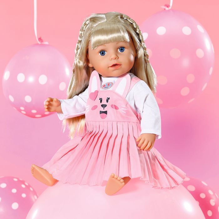 Аксессуар к кукле Zapf Одежда для куклы Baby Born - Платье с зайкой (832868) изображение 5