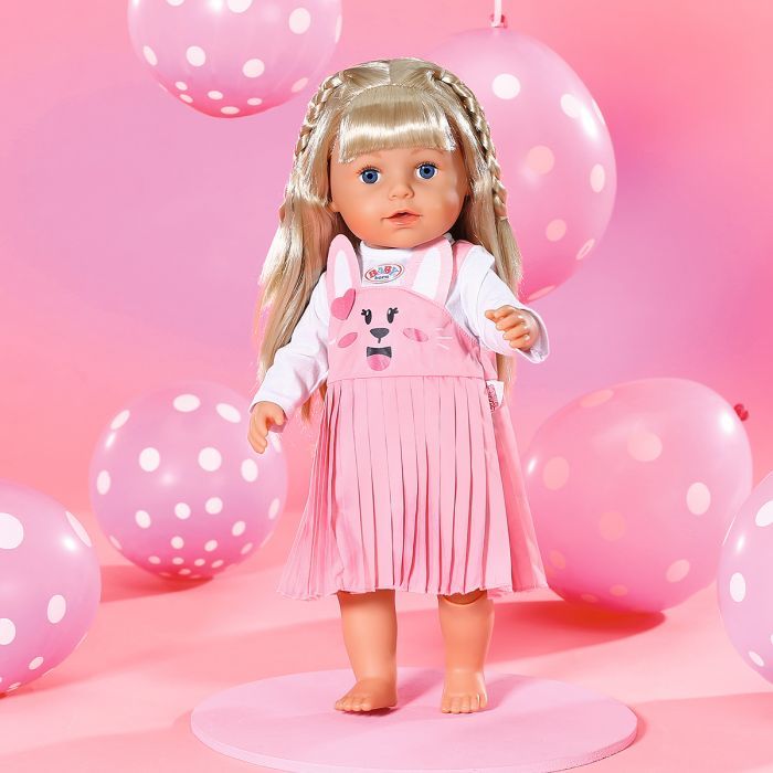 Аксессуар к кукле Zapf Одежда для куклы Baby Born - Платье с зайкой (832868) изображение 6
