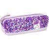 Пенал Cool For School с пайетками и ремешком 1 отделение фиолетовый (CF87056)