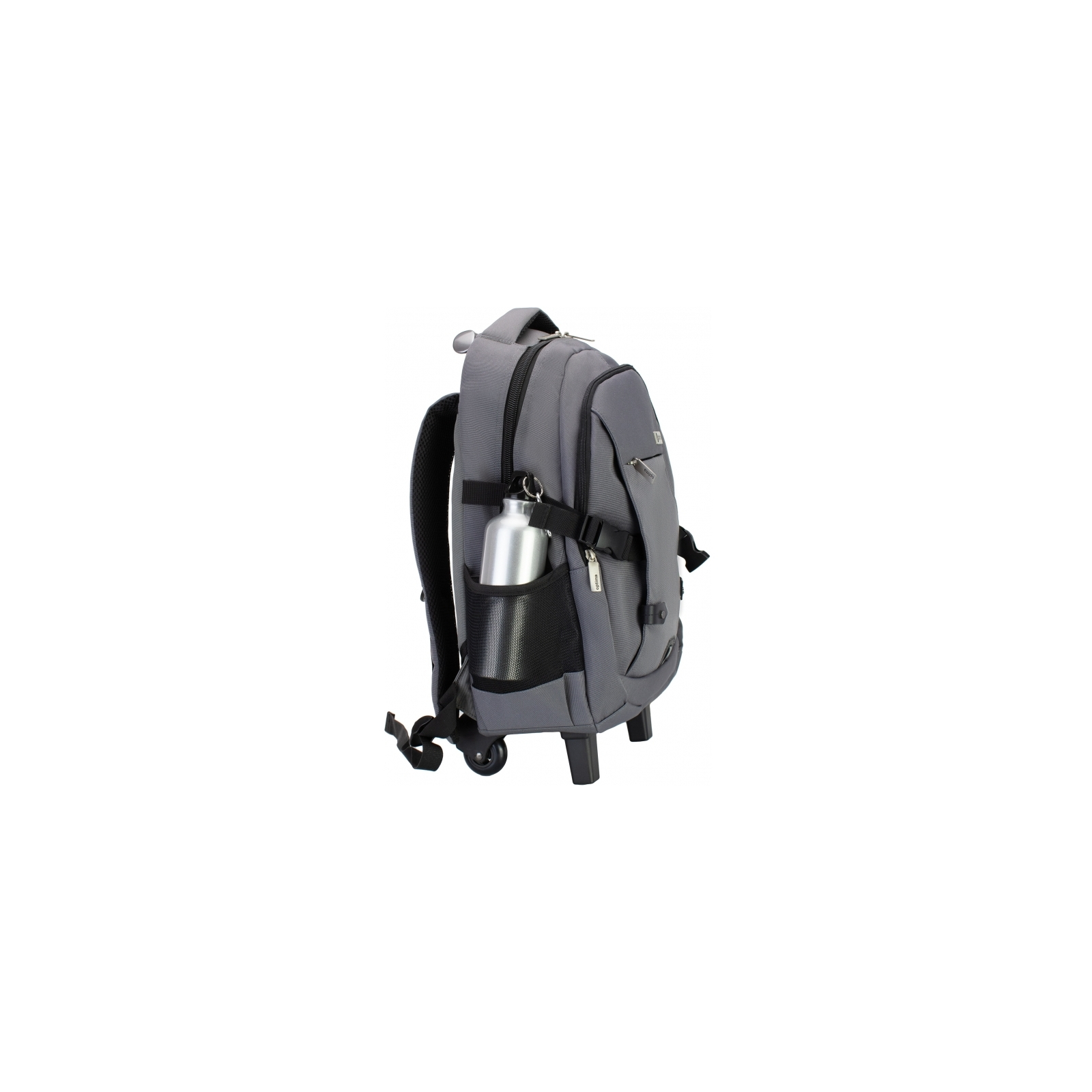 Рюкзак школьный Optima на колесиках 17'' Grey (O97473) изображение 4