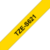 Лента для принтера этикеток UKRMARK B-S-T621P-BK/YE, совместима с TZES621, 9мм х 8м. black on yellow (B-S-T621P-BK/YE) изображение 2