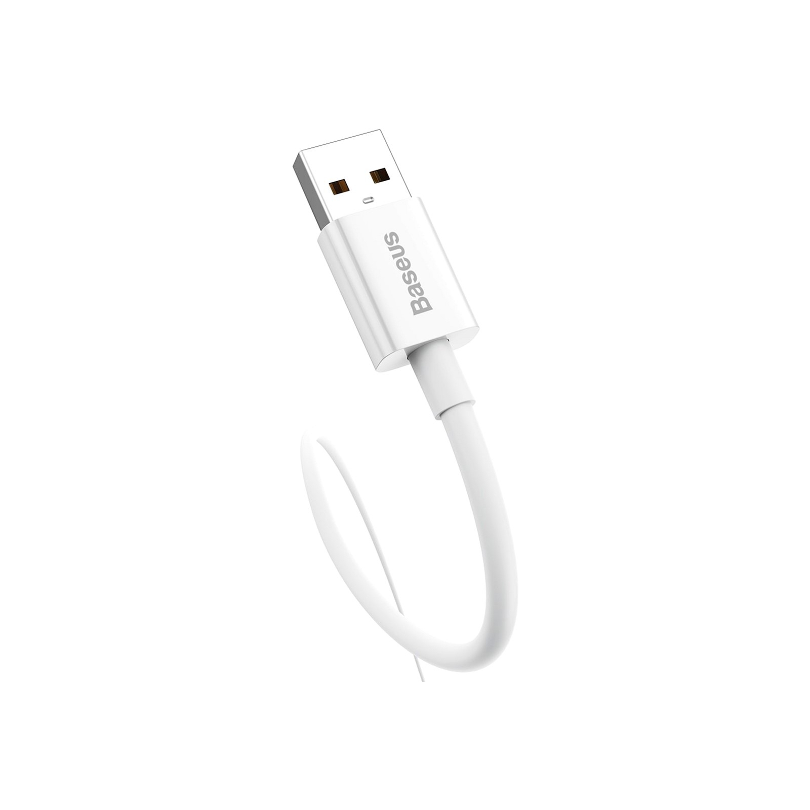 Дата кабель USB 2.0 AM to Type-C 1.0m 5A White Baseus (CAYS001302) зображення 3