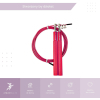 Скакалка 4yourhealth Jump Rope Premium 0194 швидкісна 3м Червона (4YH_0194_Red) изображение 6