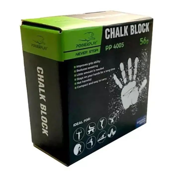 Магнезия PowerPlay Chalk Block 56 г (PP_4005_56g) изображение 3