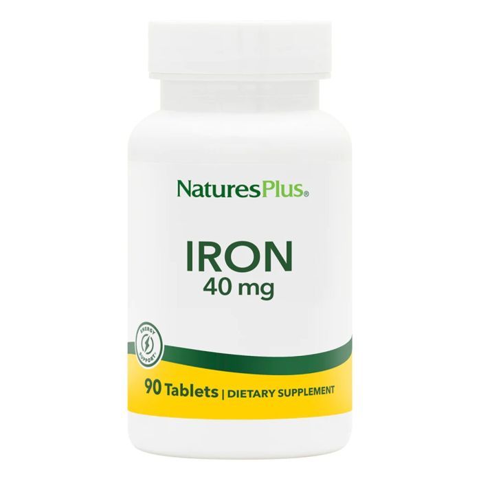 Минералы Natures Plus Железо, 40 мг, Iron, 90 таблеток (NAP-03410)