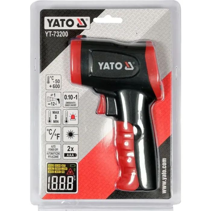 Пірометр Yato YT-73200 -50C +600C (YT-73200) зображення 5
