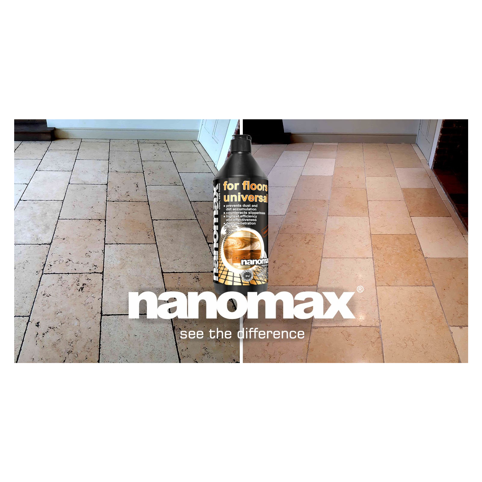 Средство для мытья пола Nanomax Pro Универсальный 500 мл (5903240901890) изображение 2
