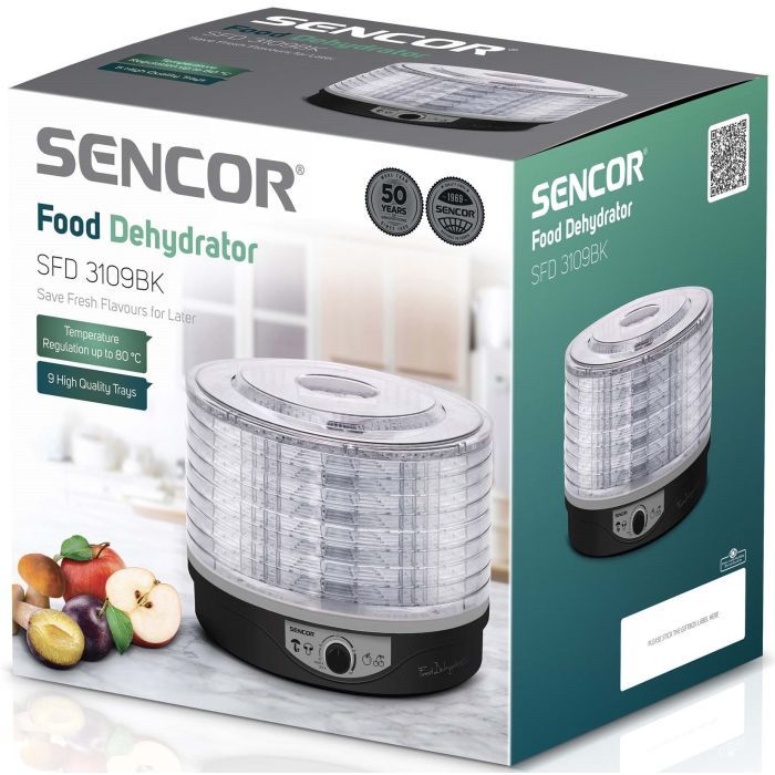 Сушка для овощей и фруктов Sencor SFD3109BK изображение 8