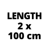 Направляющая шина Einhell алюмініq, 2 шт, 1000 мм (4502118) изображение 3