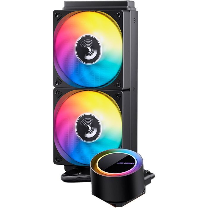 Система рідинного охолодження JONSBO TG-240 Black зображення 4