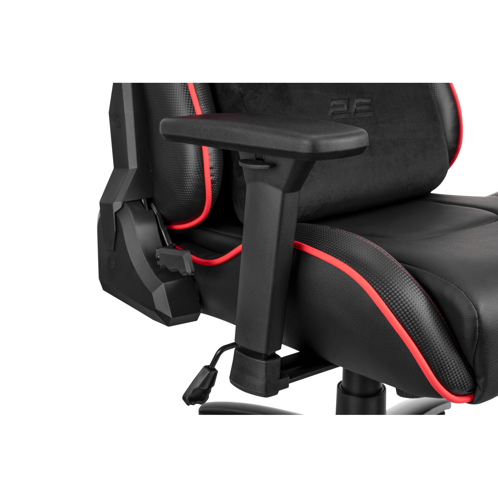 Крісло ігрове 2E Gaming Hibagon II Black/Red (2E-GC-HIB-BKRD) зображення 11