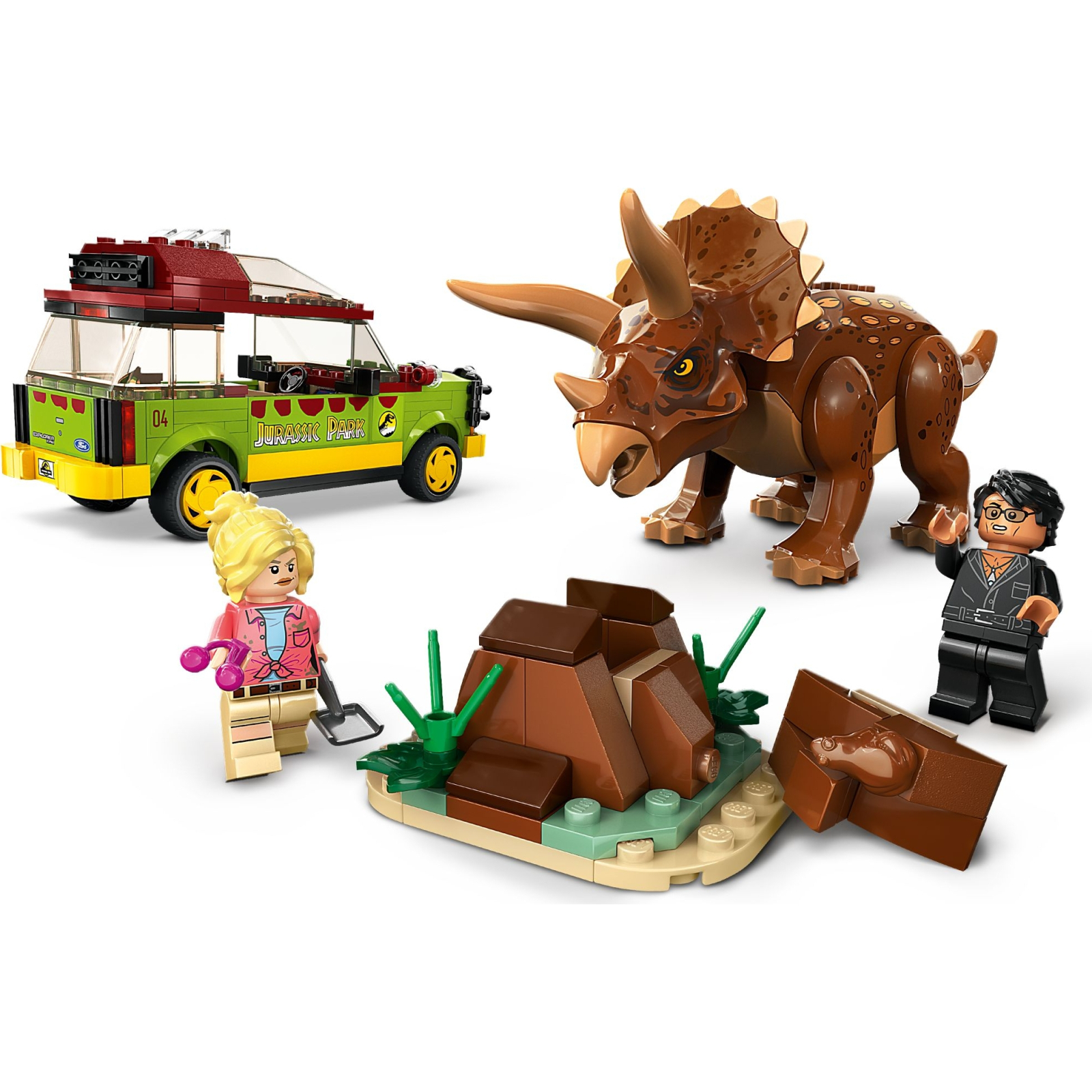 Конструктор LEGO Jurassic World Дослідження трицератопсів 281 деталі (76959) зображення 3