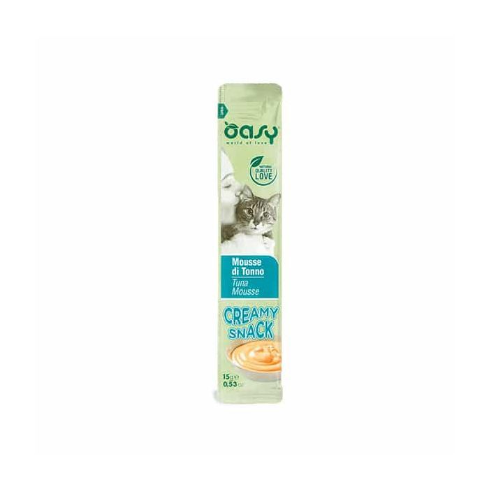 Лакомство для котов OASY Creamy Тунец 60 г (8054329510742) изображение 2