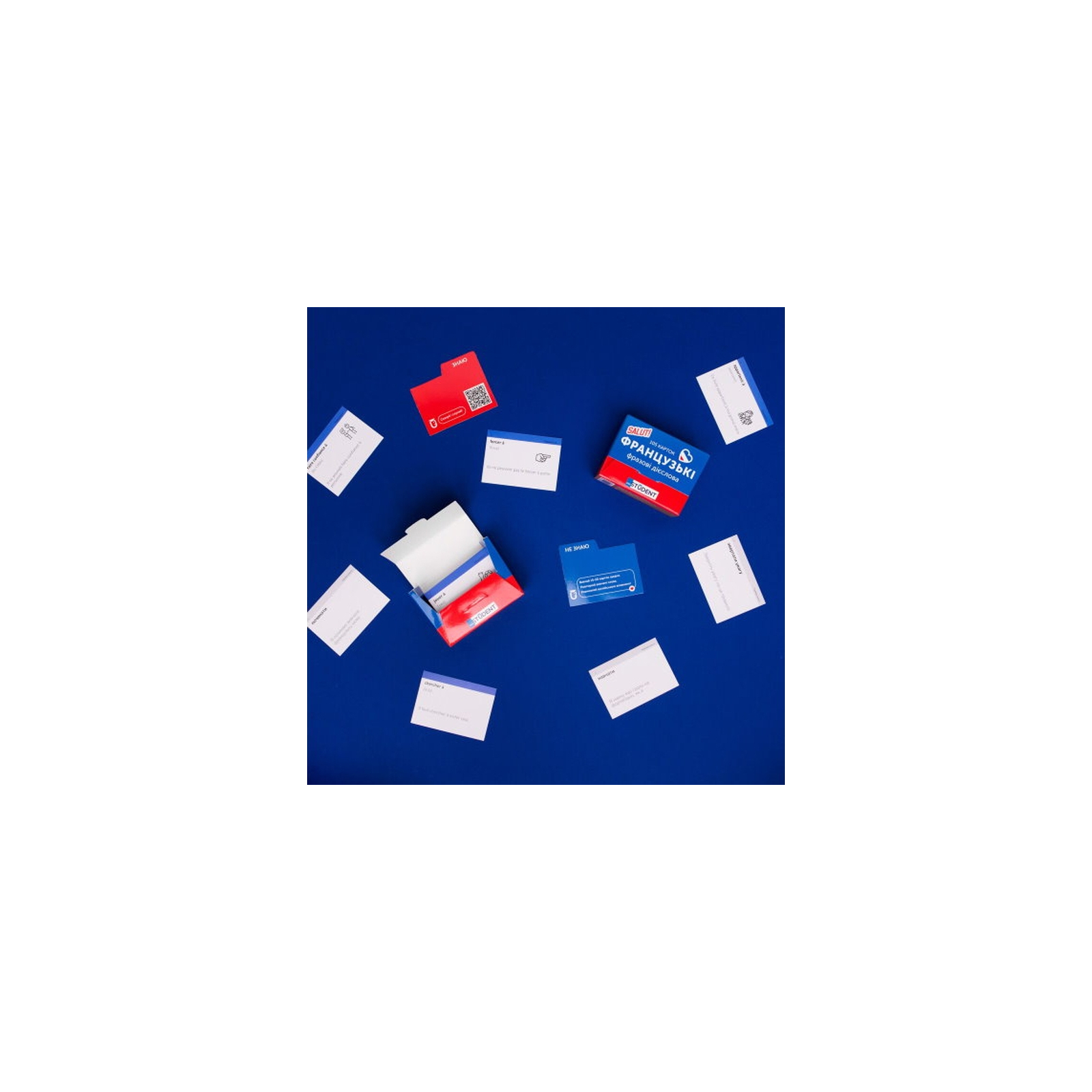 Обучающий набор English Student Карточки для французских фразовых глаголов, украинский (591225960) изображение 4