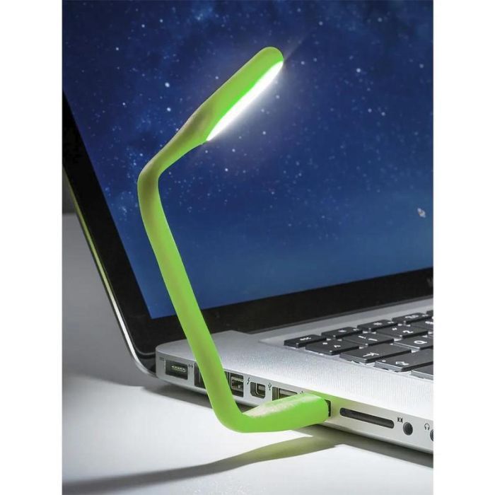 Лампа USB Optima LED, гибкая, 2 шт, зеленый (UL-001-GR2) изображение 2