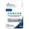 USB флеш накопичувач Mediarange 32GB Silver USB 3.0 / Type-C (MR936) зображення 2