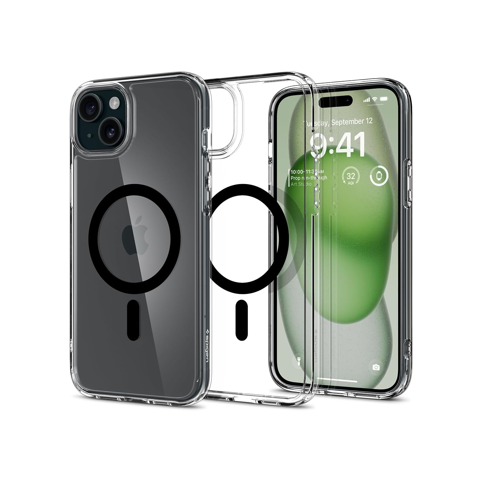Чехол для мобильного телефона Spigen Apple iPhone 15 Plus Ultra Hybrid MagFit Black (ACS06661) изображение 2