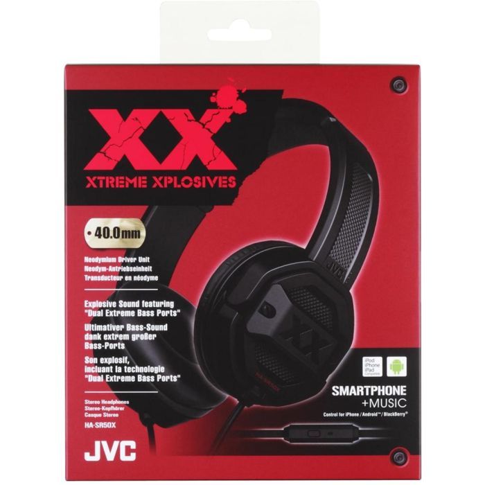 Наушники JVC HA-SR50X Black (HA-SR50X-E) изображение 2