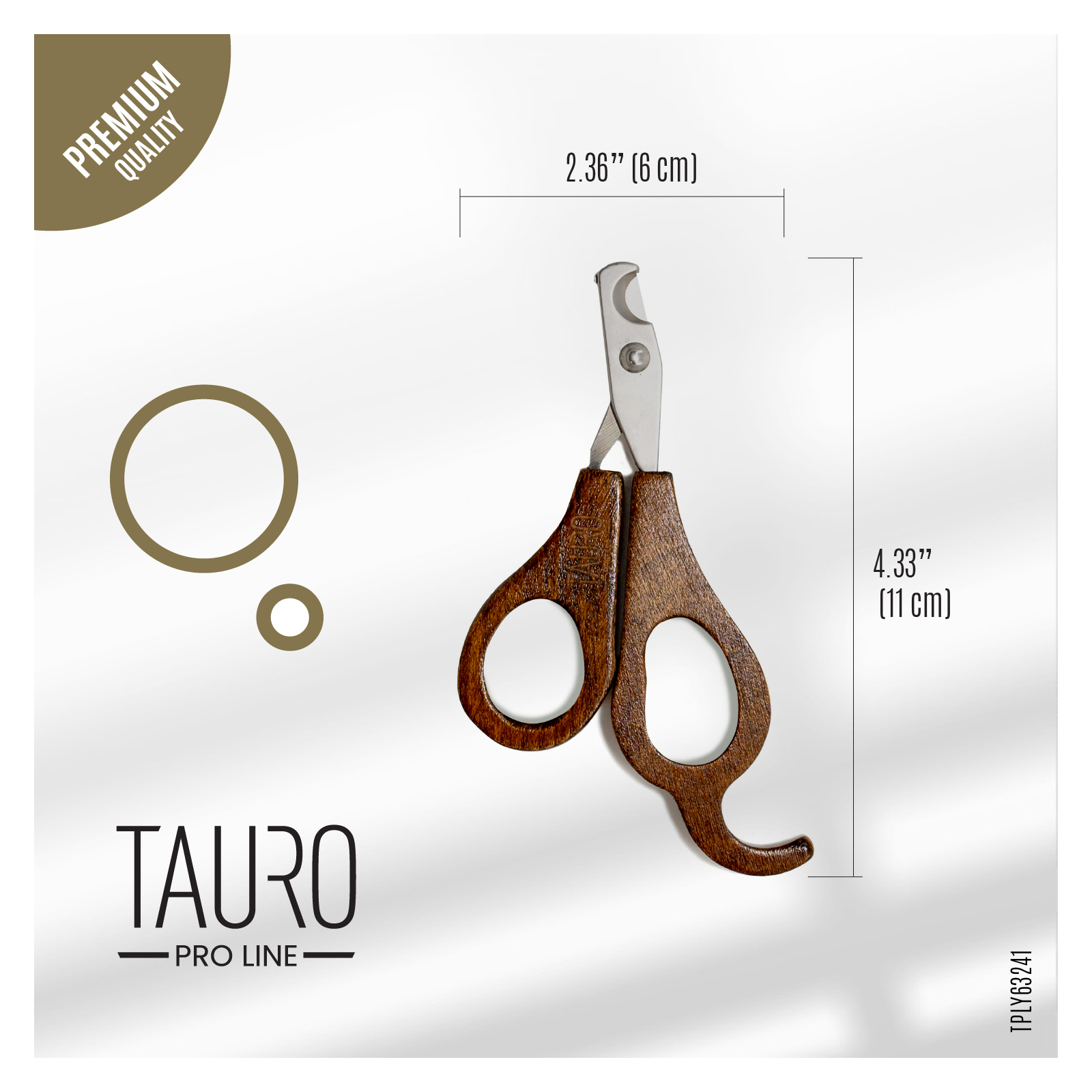 Кігтеріз для тварин Tauro Pro Line для малих порід 11x6x1 см (TPLY63241) зображення 3