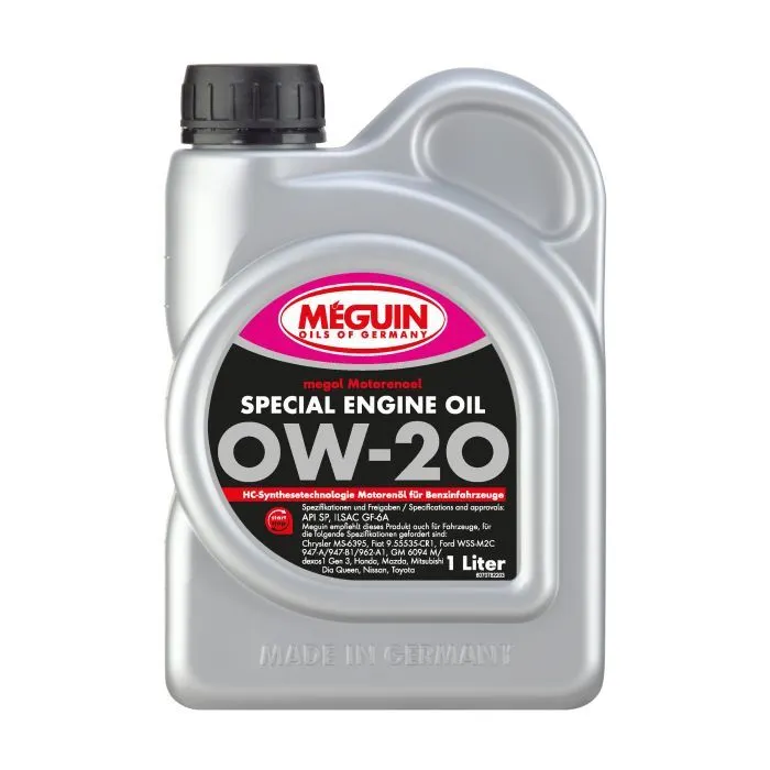 Моторное масло Meguin SPECIAL ENGINE OIL SAE 0W-20 1л (7078)